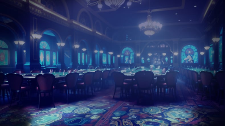 Atmosphärisches Bild eines eleganten Casinos, das für faire Bonusbedingungen steht